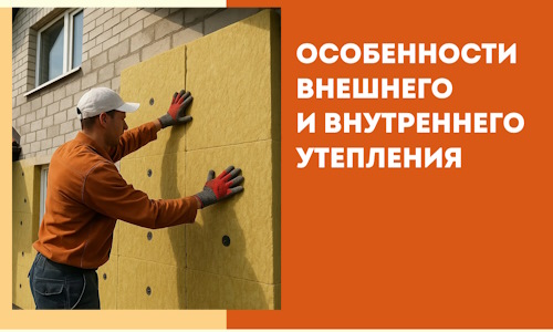 Какие особенности внешнего и внутреннего утепления в Медногорске