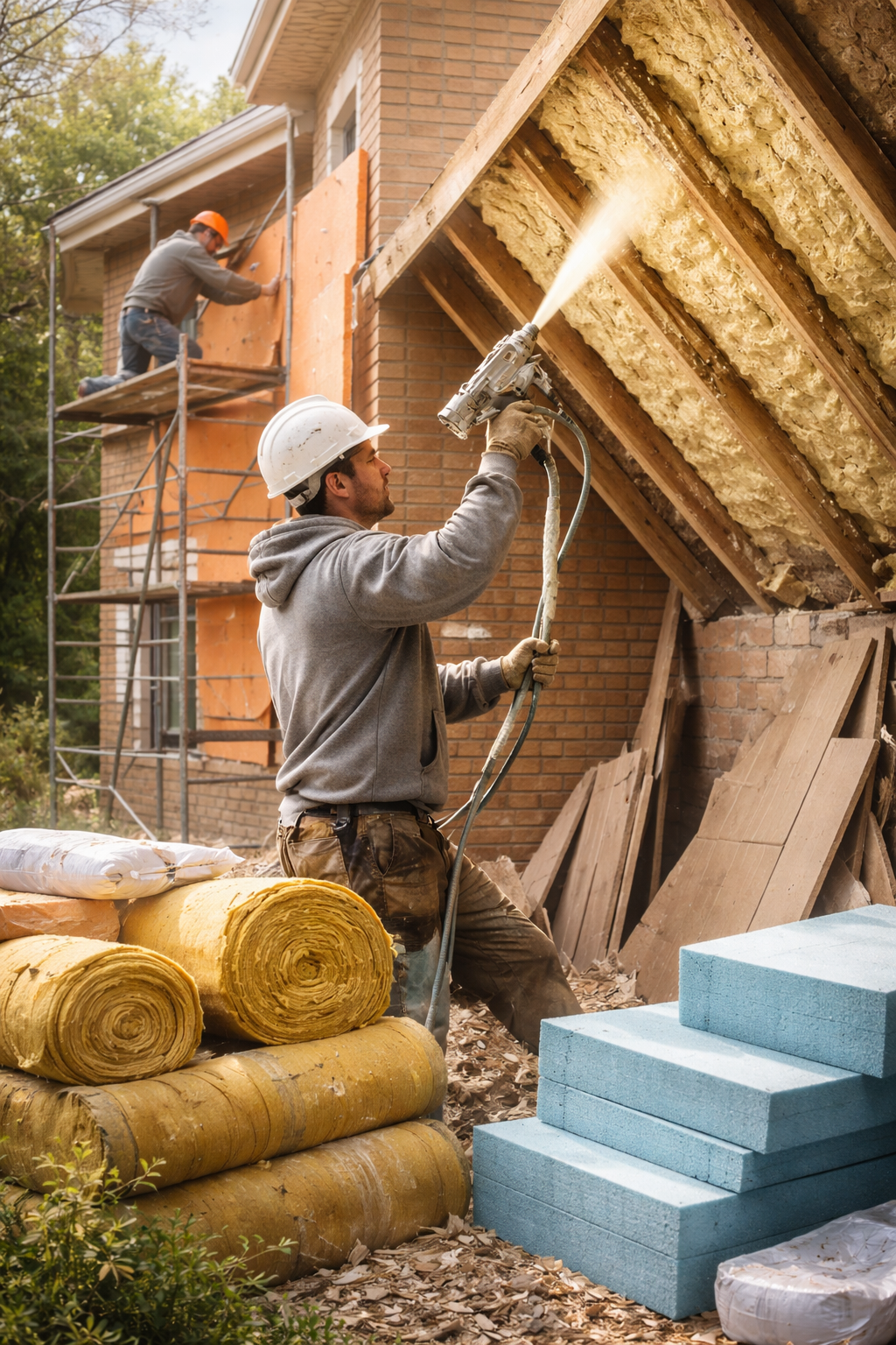 Утепление домов в Медногорске под ключ от 4272 руб/м2 | Профессионально — ТепломастерМдн