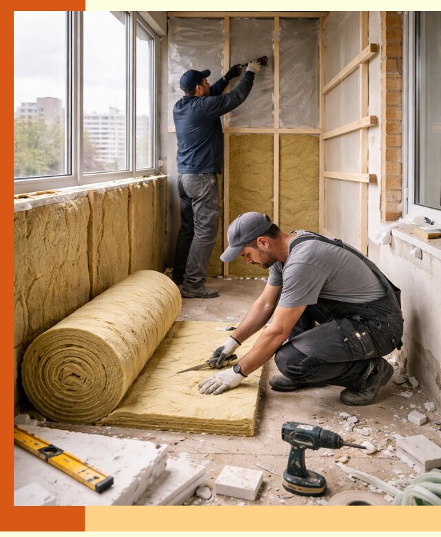 Утепление балкона под ключ в Медногорске качественно и быстро